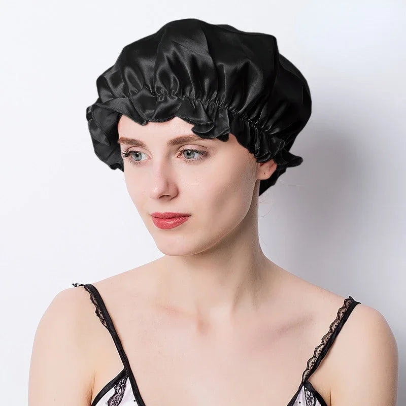 Bonnet de nuit pure soie
