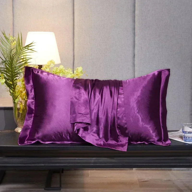 Taie d'oreiller pure soie 50x70cm