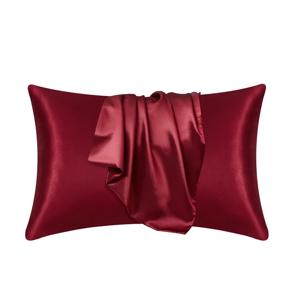 taie d'oreiller en pure soie de mûrier 65x65 cm