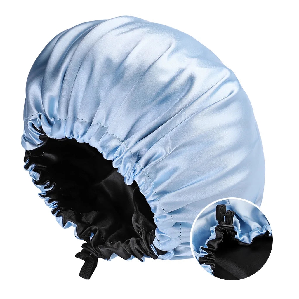 Adjustable silk nightcap