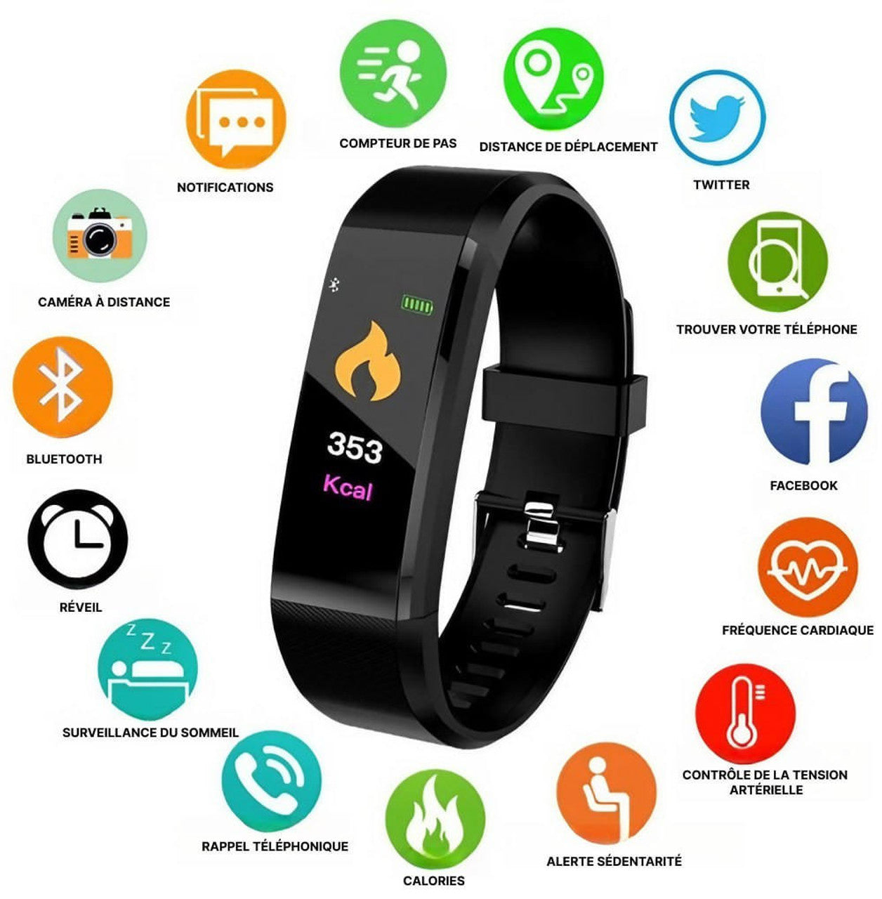 Montre connectée pour senior