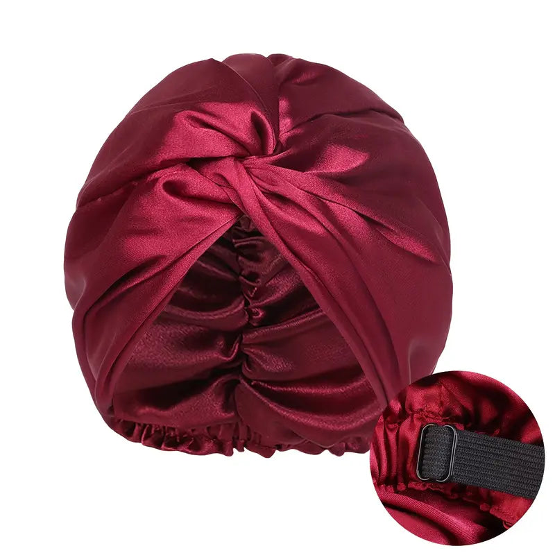 turban en soie de nuit