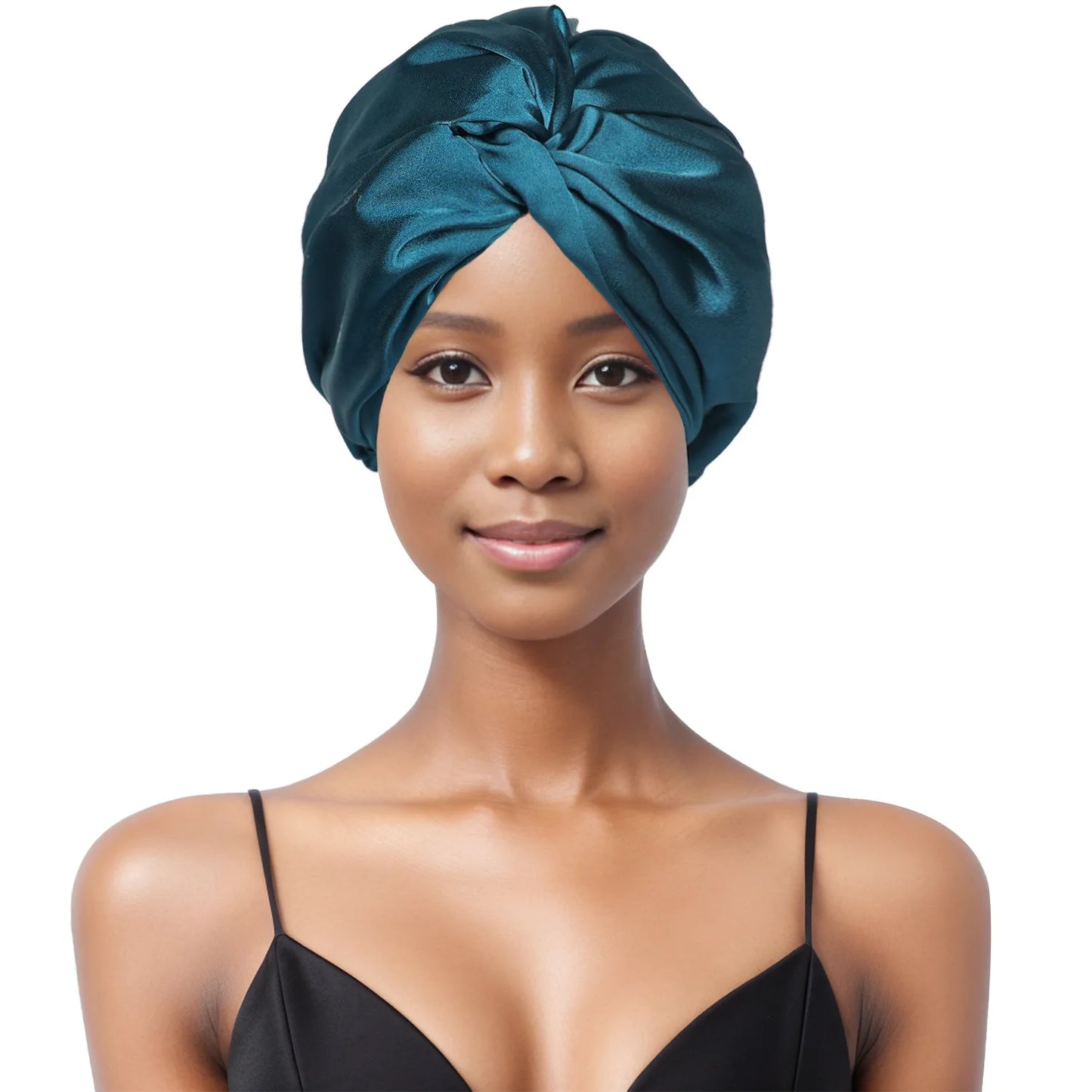 turban en soie pour dormir