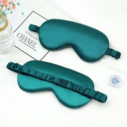 Masque de sommeil en soie veritable
