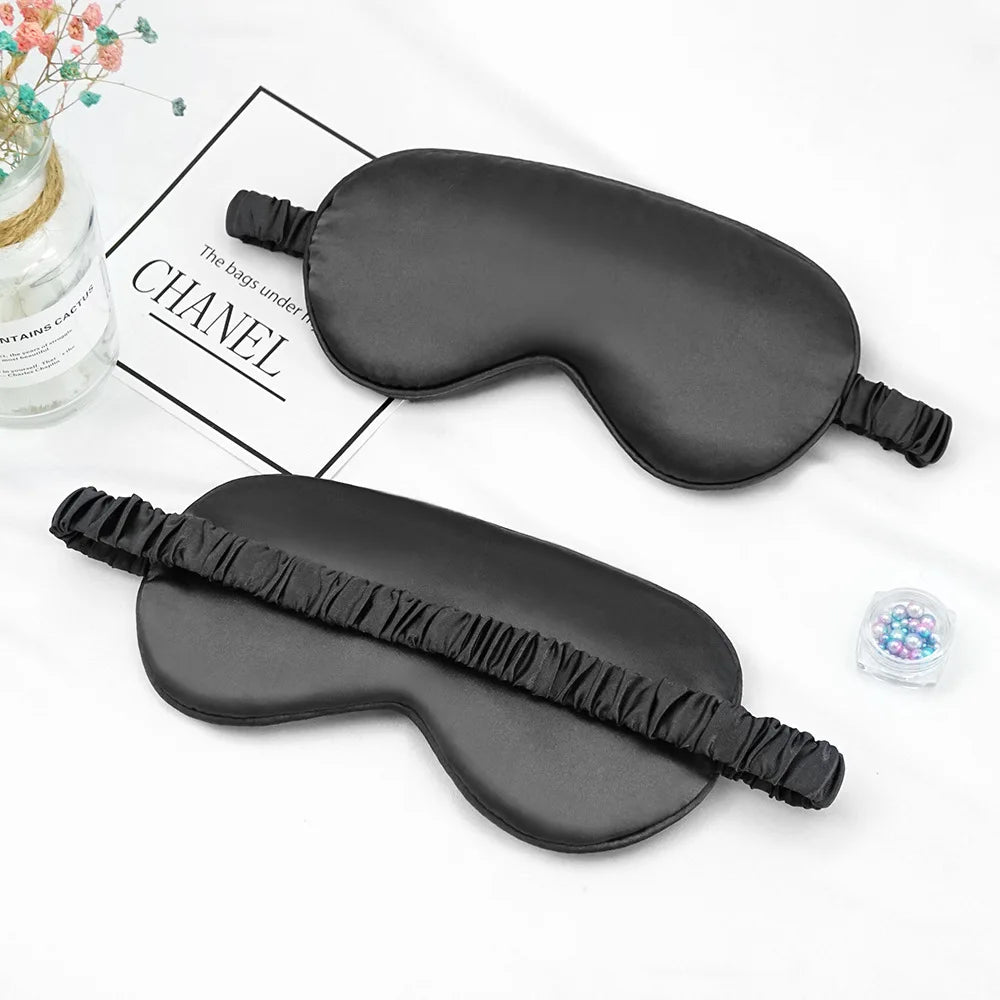 Masque de sommeil en soie veritable