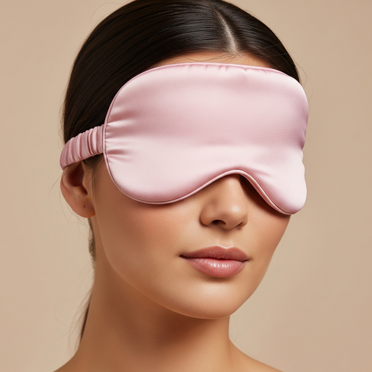 Nachtmaske aus Bio-Seide