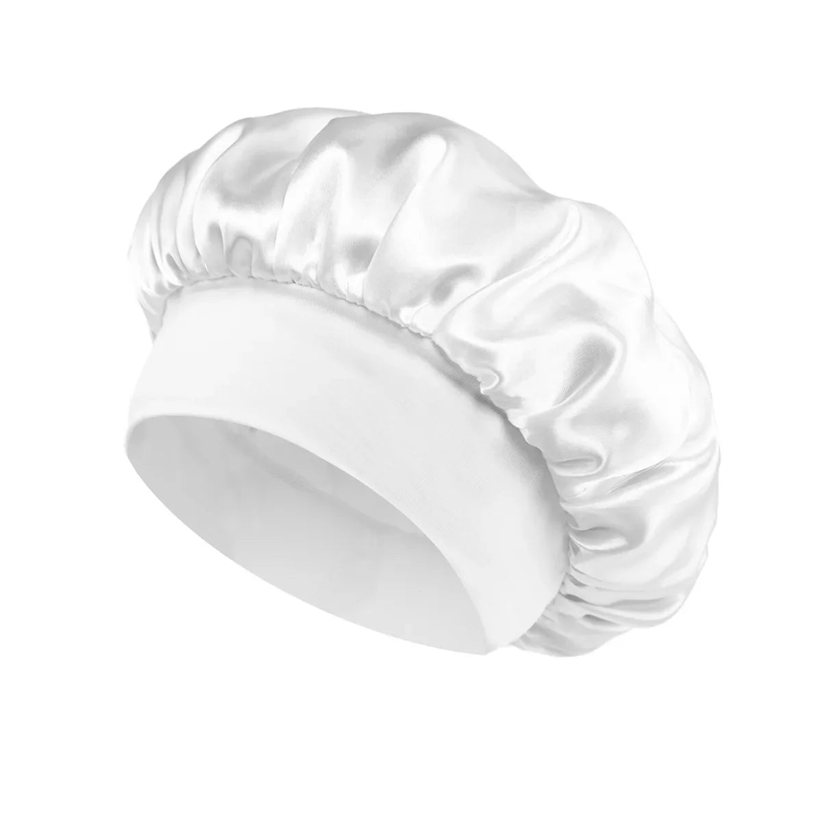 bonnet de nuit en soie cheveux