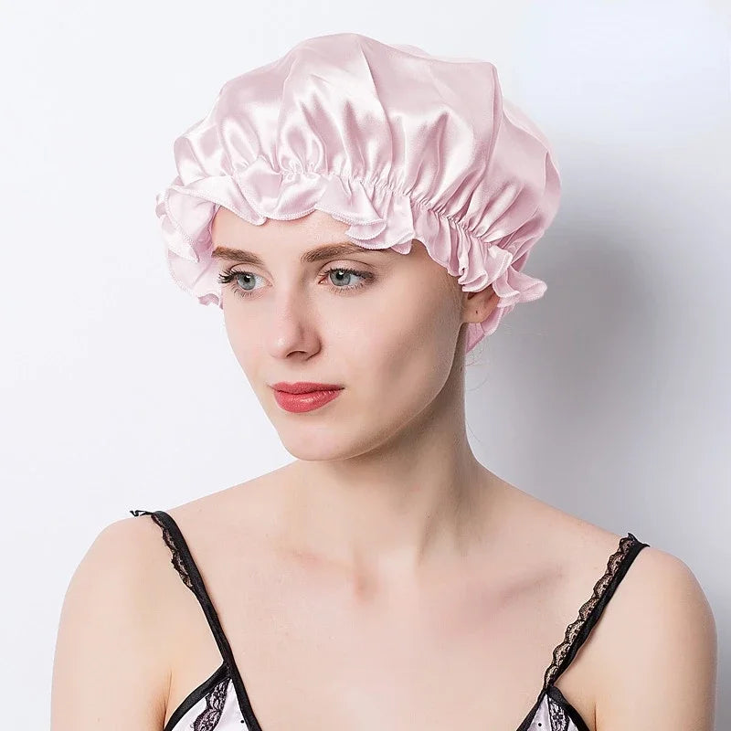 Bonnet de nuit pure soie