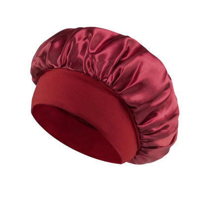 Bonnet de nuit en soie naturelle