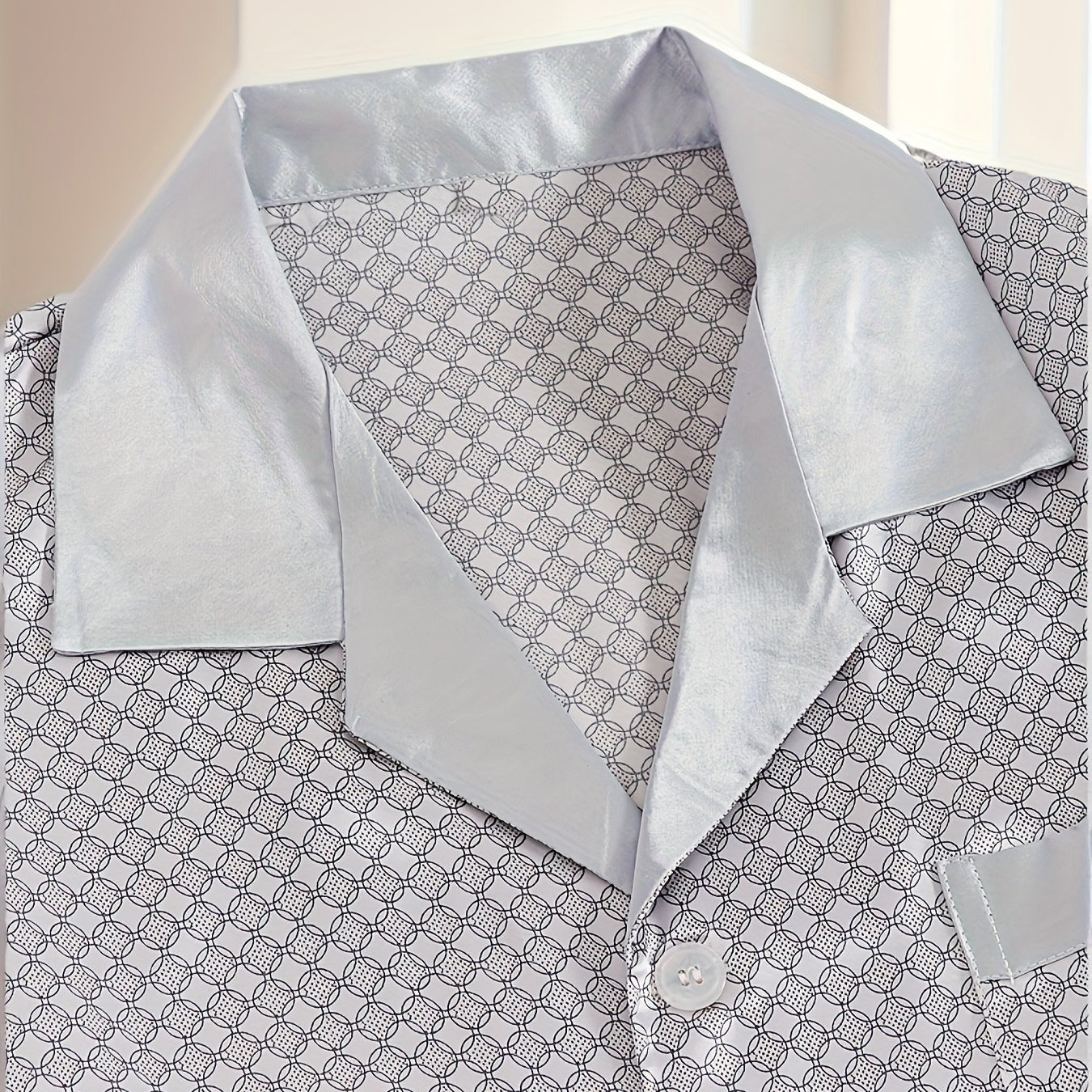 pyjama gris en soie homme luxe​