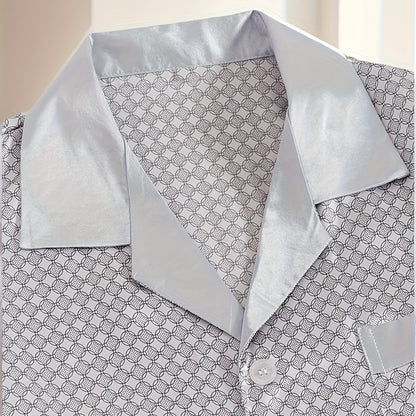 pyjama gris en soie homme luxe​