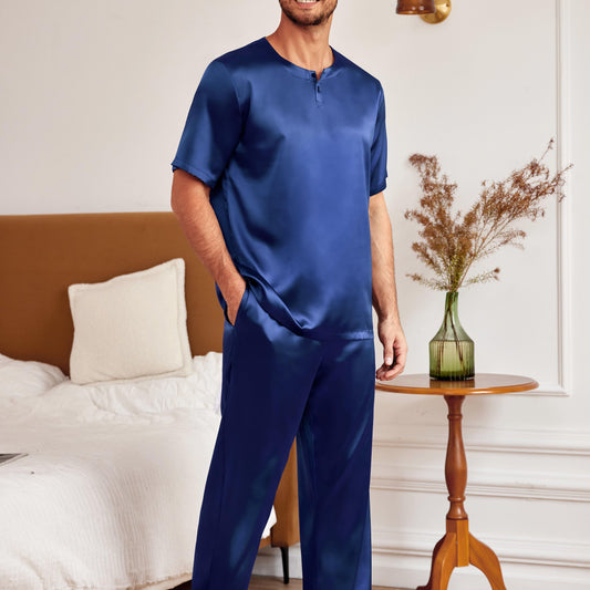 pyjama homme en satin de soie​