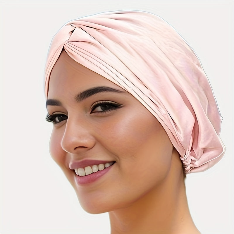 turban de nuit en soie